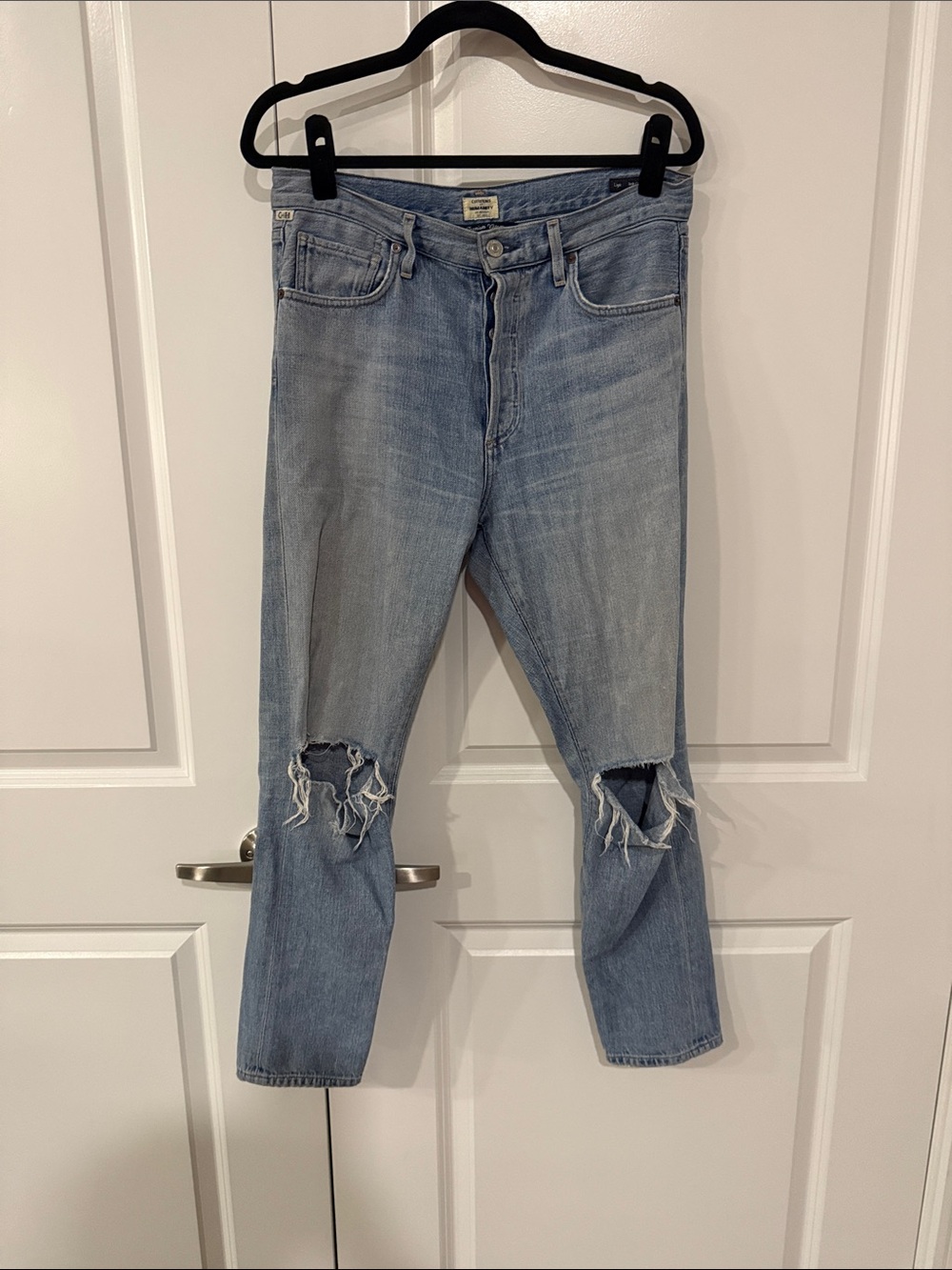 Citizens of Humanity Light Wash Vintage Jeans High Rise Classic Fit Crop 27